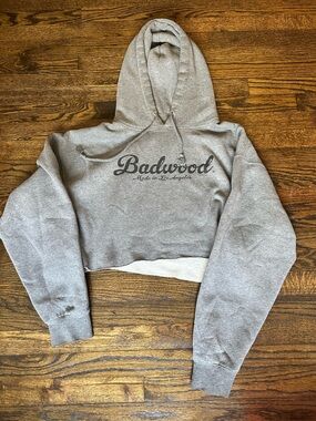 Badwood OG Crop Hoodie Ski Mask , Size L